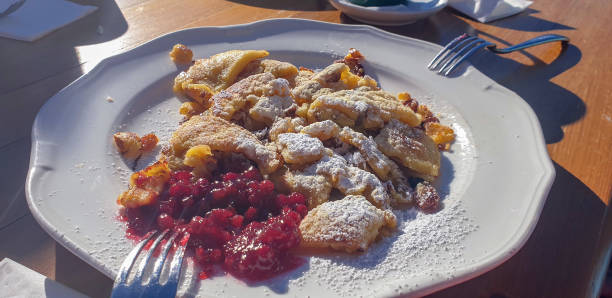 istock Portion of sweet Kaiserschmarrn with cranberries 1461158886