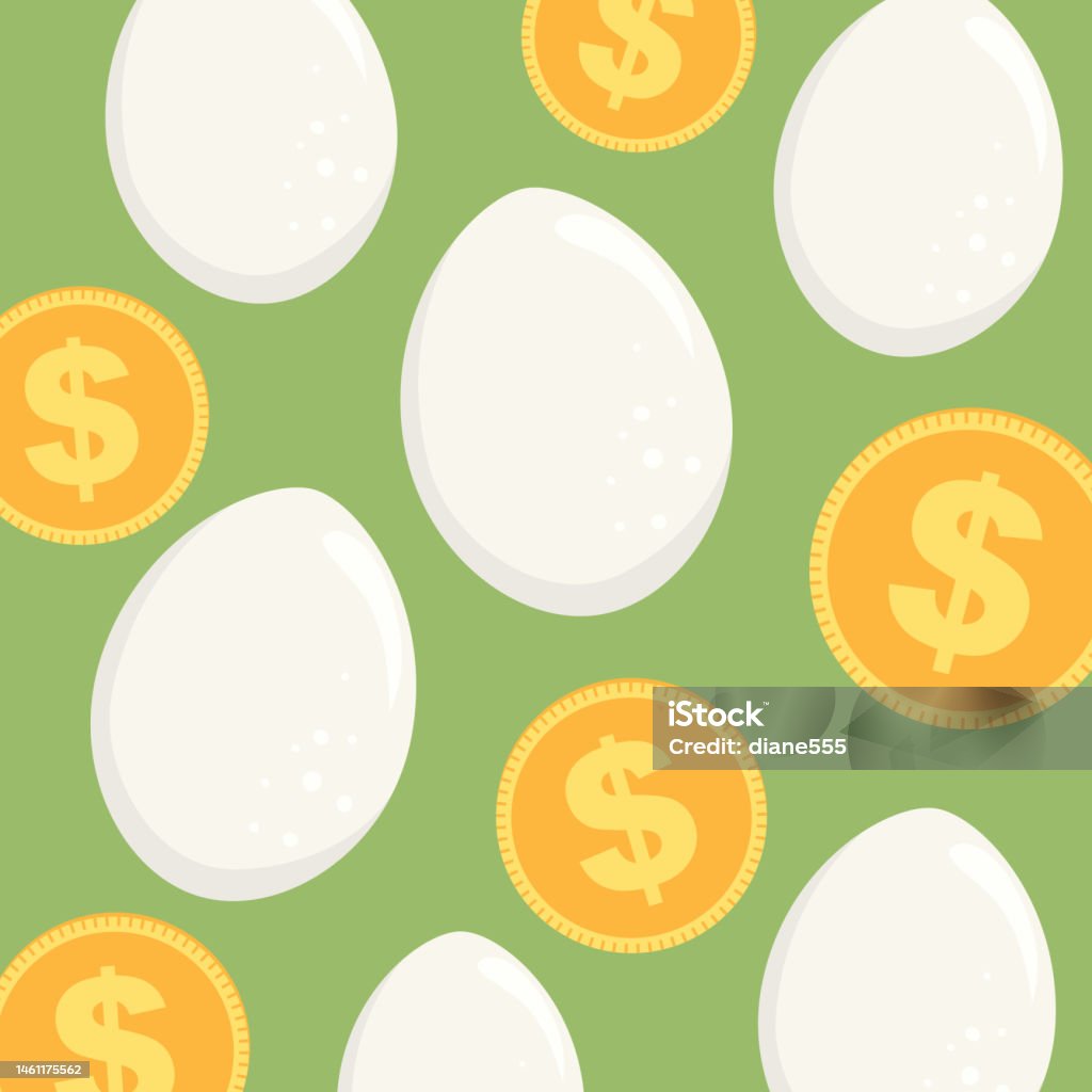 Cost Of Eggs Inflation Concept Stock Illustration Download Image Now