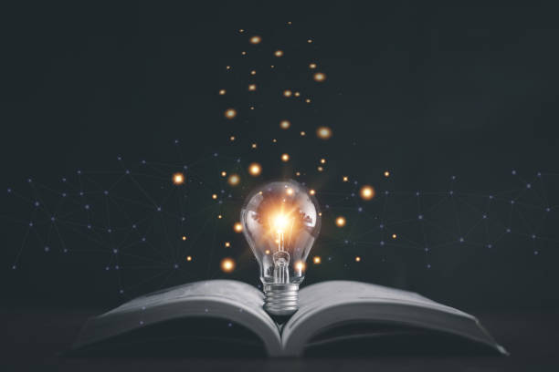 istock Glowing light bulb on a book, Inspiring from read concept, Educational knowledge and business education ideas, Innovations, self-learning, knowledge and searching for new ideas. Thinking for new idea. 1461182847
