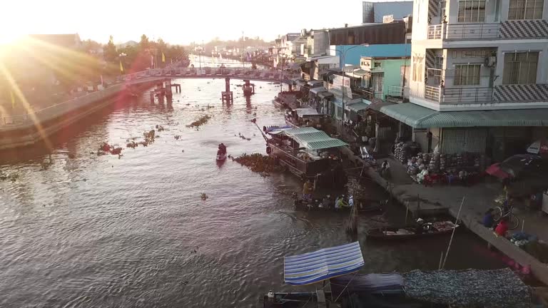 Aerial View , Nga Thu, Soc Trang, Vietnam