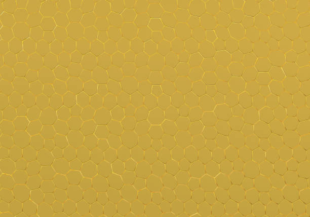 istock 3d Render, digital illustration, abstract futuristic geometric background 1461189822