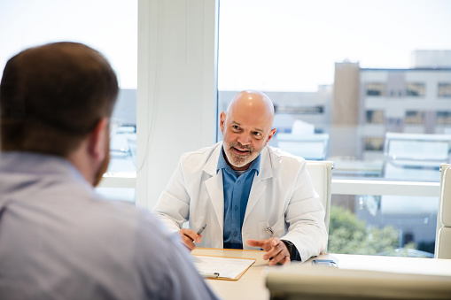 Hospital Administrator Interviewing Candidate Stock Photo Download Hospital Administrator Interviewing Candidate Stock Photo Download