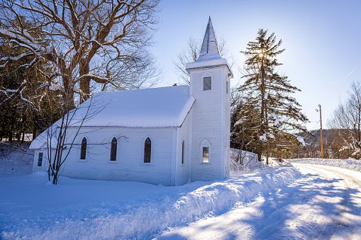 St. Andrew's Church in Bolton West in the Eastern Townships