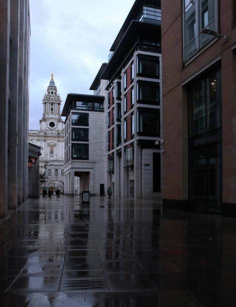 istock A beautiful view of the old town after rain. 1461211006