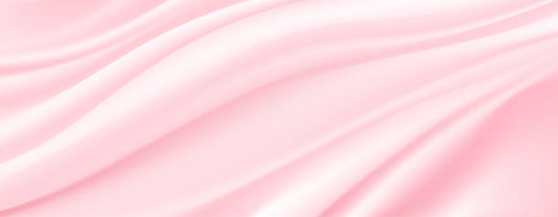 istock Smooth elegant soft pink silk or satin luxury cloth texture can use as wedding background. Luxurious Christmas background or New Year background. In Sepia toned. Retro style. Vector illustration. 1461218015