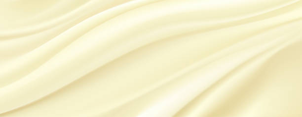 istock Smooth elegant cream silk or satin luxury cloth texture can use as wedding background. Luxurious Christmas background or New Year background. In Sepia toned. Retro style. Vector illustration. 1461218046