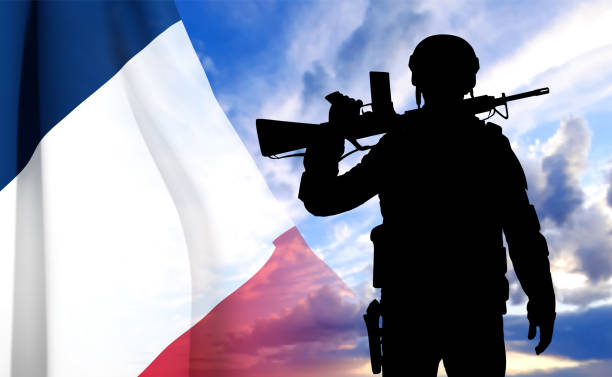 istock Silhouette of French soldier 1461218861