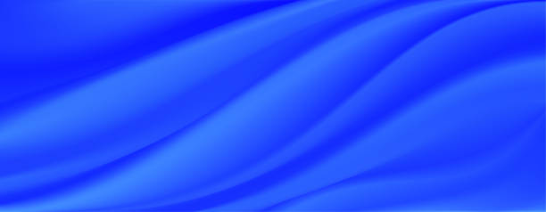 istock Smooth elegant dark blue silk or satin luxury cloth texture can use as wedding background. Luxurious Christmas background or New Year background. 3d Vector illustration. 1461219555