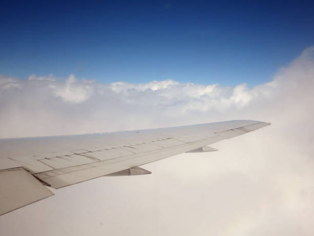 istock Aerial View of Clouds from a Commercial Jet 1461220278