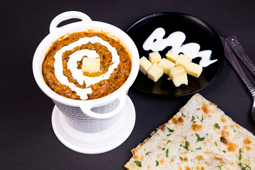 Dal Makhani with Butter and Naan