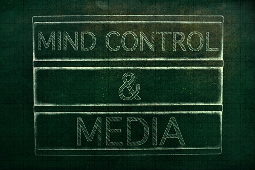 The words Mind Control and the Media plotted out on graph paper for a  Learning about Propaganda and Influence Manipulation Concept. This is for a concept about learning about the evolution of the positive Anarchy trend; knowledge is power, the media is the virus. This is part of my Signs of the Times Collection.