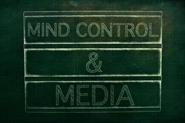 controle da mente e a mídia - conceito de propaganda - símbolo da anarquia - fotografias e filmes do acervo