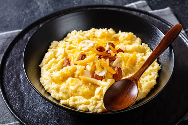 istock corn grits with butter, vegan cheese, and almonds 1461239533