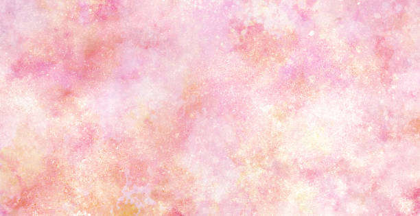 istock Pink And Gold Japanese Background, Beautiful Gold Foil Textures 1461243574