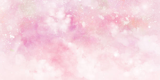 봄 수채화 그라데이션 일본 배경, 부드러운 부드러운 벚꽃 핑크 - affectionate stock illustrations