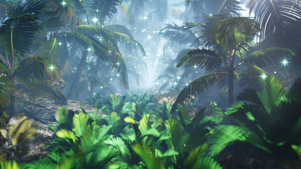 istock Summer Palm Tree In The Jungle 1461245148