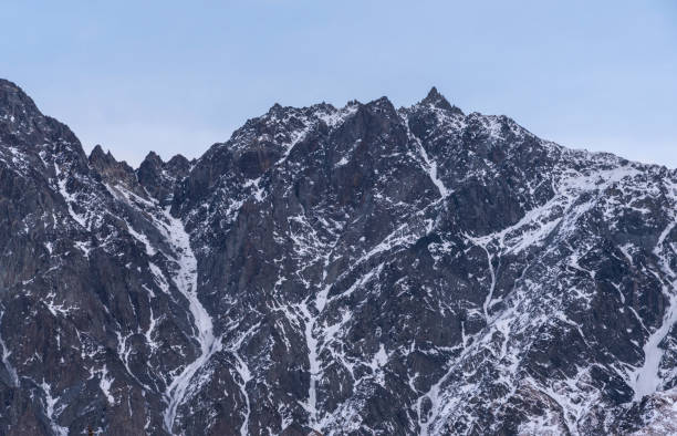 istock Beautiful winter mountain landscape. Georgia, Stepantsminda, 1461252900