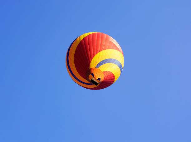 istock Hot air balloon in the blue sky 1461256440