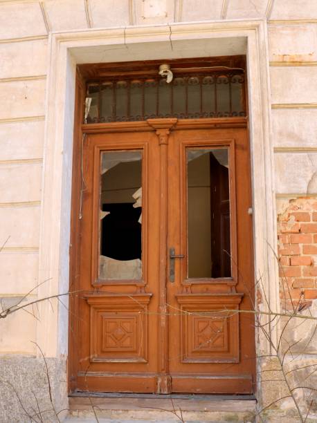 Old door, lost place, ancient europe, broken door