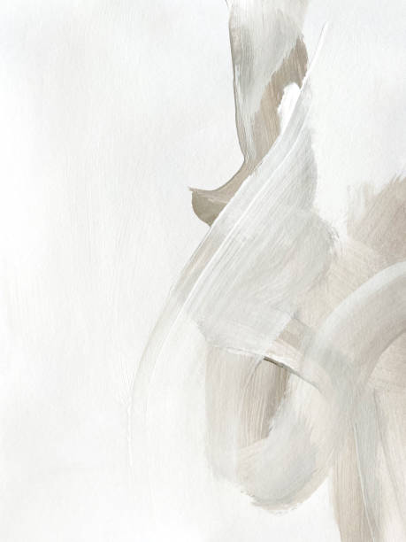 istock White abstract painting background. Modern art. 1461261150