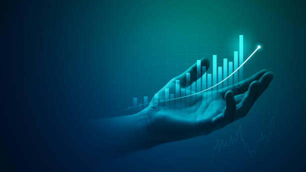 grafik pertumbuhan grafik keuangan konsep diagram data pada latar belakang pasar saham dengan grafik analisis ekonomi investasi keuangan atau peningkatan strategi ekonomi laba keberhasilan tujuan pengembangan motivasi. - belanja jual beli foto potret stok, foto, & gambar bebas royalti