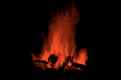 Realistic black background flame texture.Available with overlay