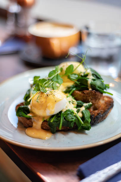 Poached eggs for breakfast