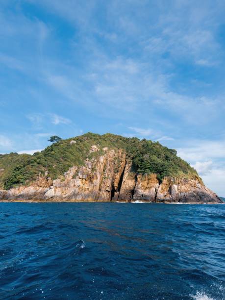 istock Island with beautiful sky background. 1461277099