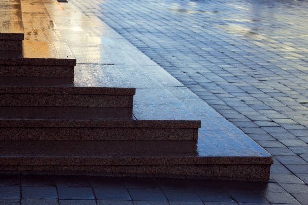 istock red granite stairs and city pavement 1461284131