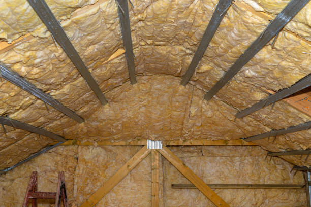 istock Aluminum frame with hangers placed on beams in the attic for mounting plasterboards. 1461290877