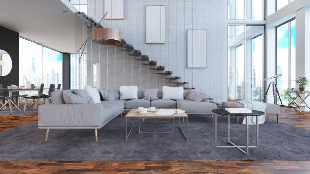 istock Modern Luxury Living Room 1461295746