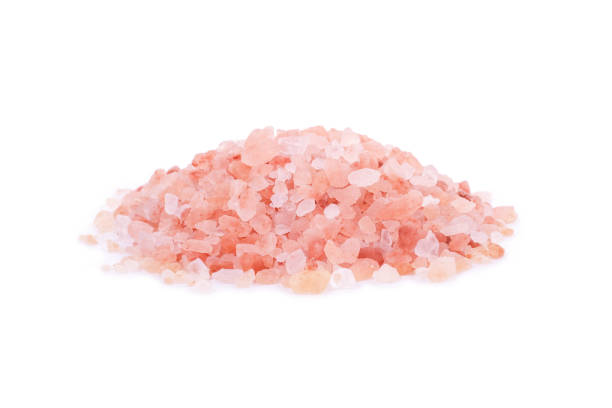 istock Himalayan Pink Salt isolated on white background. Health concept. 1461303470