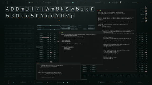 Crypto hacking Screen Display
