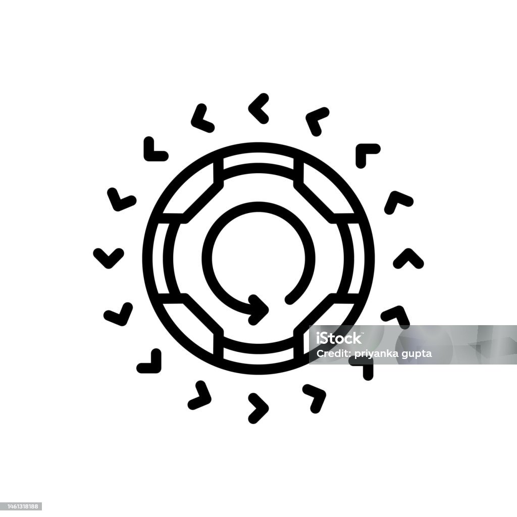 Circular Rounded Circular Round Stock Illustration - Download Image Now - Circle, Icon ...