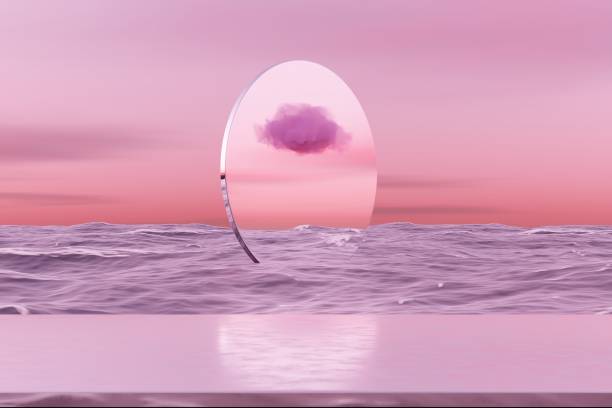 istock 3D podium with copy space for product display presentation on tropical sunset beach abstract background. Tropical summer and vacation concept. Graphic rendering illustration art design. 1461319580