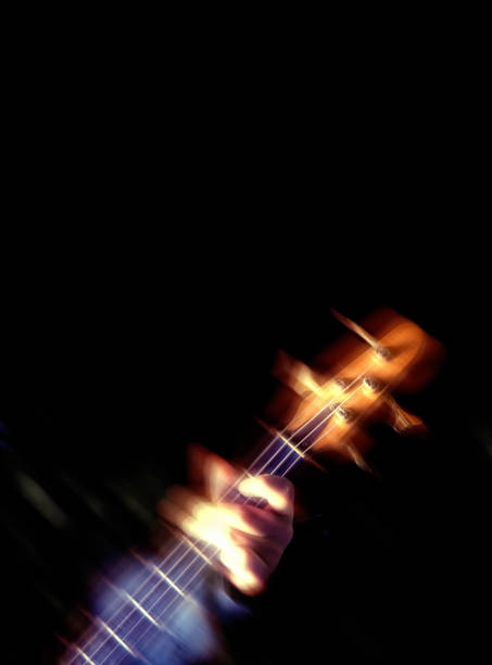istock Playing electric guitar in blurred motion 1461322225
