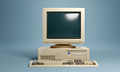 Retro 90s Beige Home PC Computer