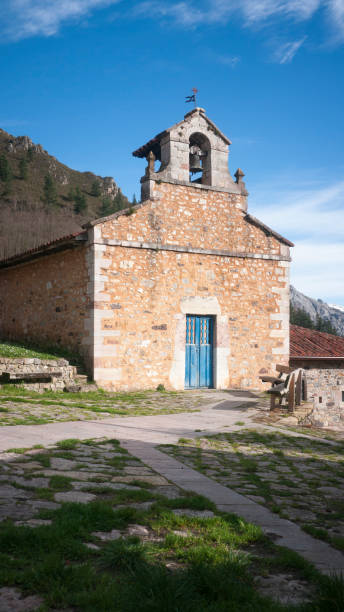 istock Ancient rural church in mountain village 1461328700