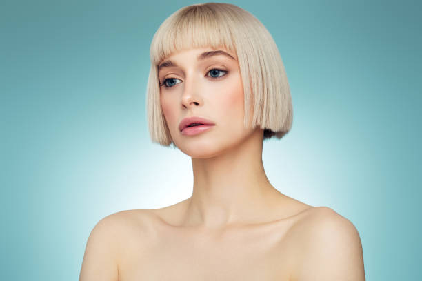istock Beautiful woman with natural make-up 1461333806