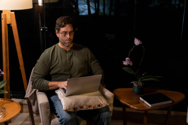 istock Brazilian man working at home 1461357370
