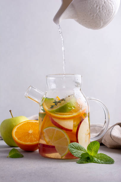 istock Homemade healthy hot fruit tea 1461359117