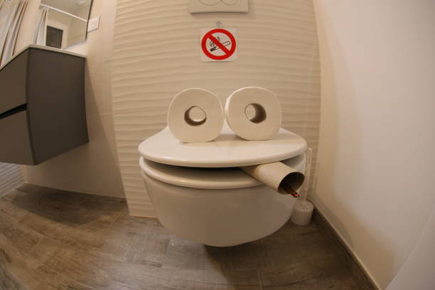 istock Toilet with no smoking sign 1461387389