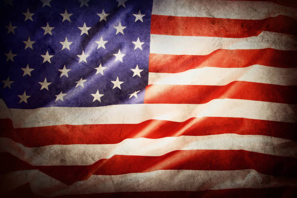 istock Grunge American flag 1461394867