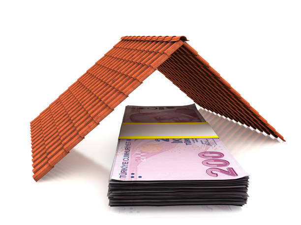 turkish lira money insurance security protection - shingle bank imagens e fotografias de stock