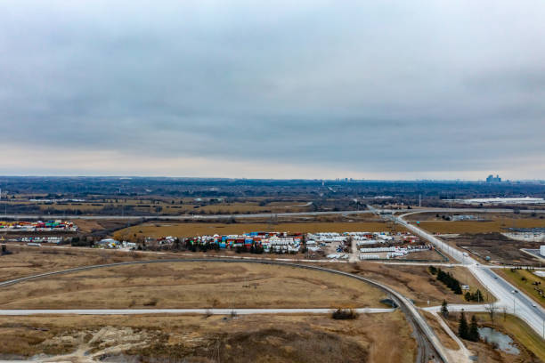 istock Canadian Pacific CPRailway Vaughan Intermodal Terminal in Kleinburg, Canada 1461399398