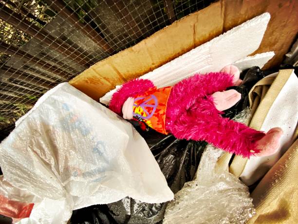istock Discarded Pink Stuffed Animal 1461405147