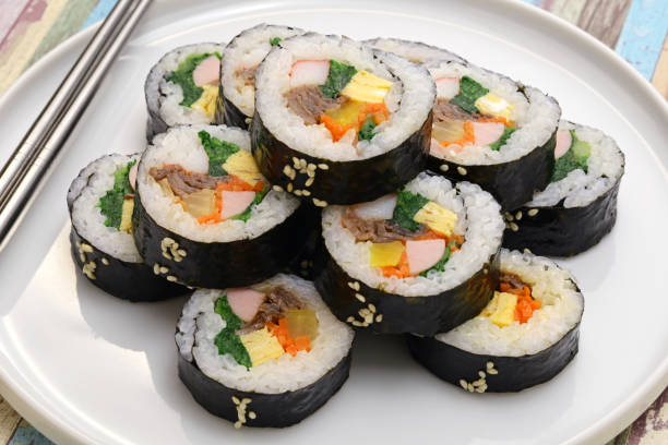 istock Gimbap, a Korean rice dish 1461408750