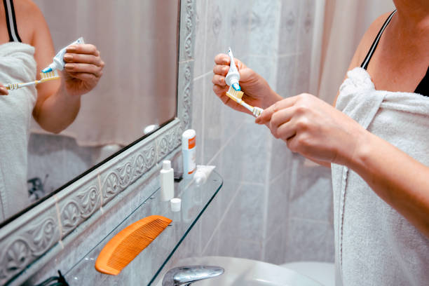 Brushing teeth and dental hygiene