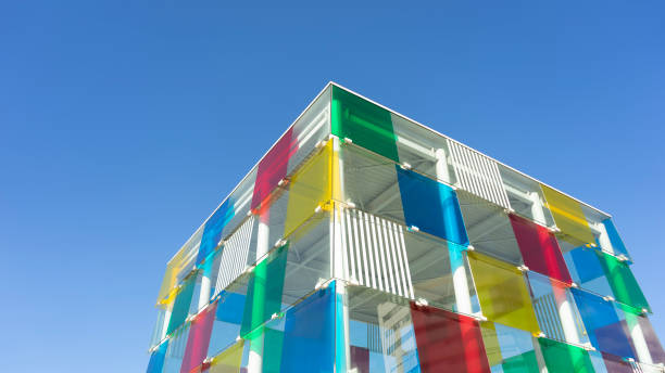 building constructed with stained glass in malaga