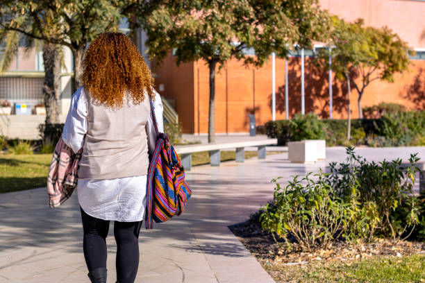 istock Pretty Latin Woman in the University 1461413962